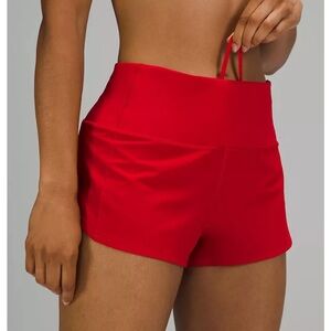 LULULEMON speed up short 2.5” inseam high rise